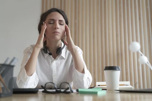 A Lawyer suffers stress on her return to the office. Tips to combat it with Bigle Legals CLM.