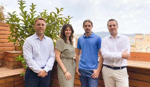 Sergio Esteve de Miguel (CMD), Miriam Peñafiel (COO), Daniel Tomás (CTO) y Alejandro Esteve de Miguel 1