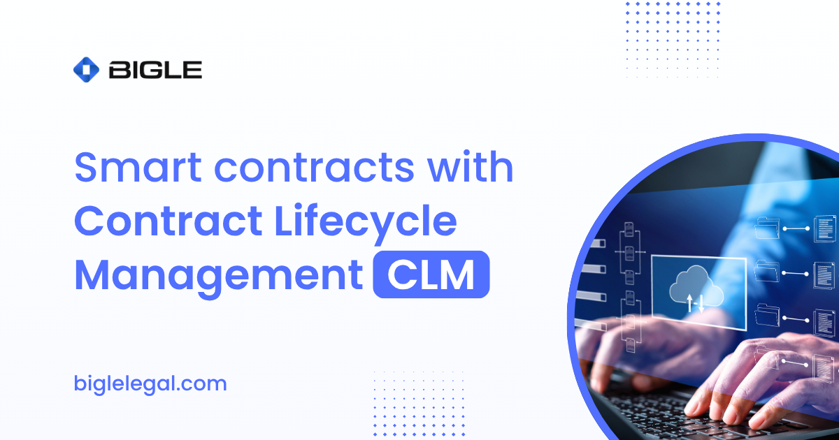 Smart contracts with Contract Lifecycle Management (CLM)