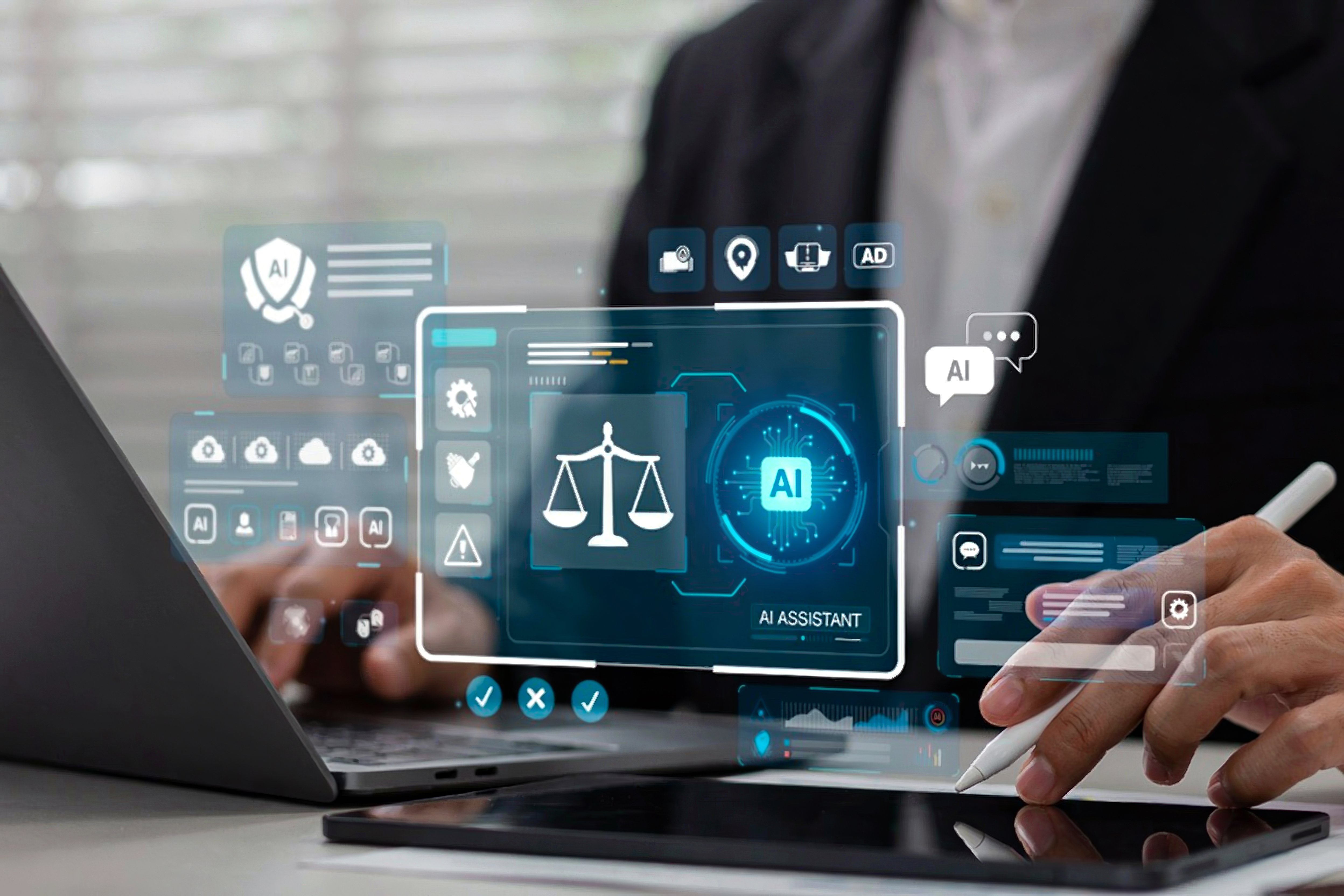 Lawyer using artificial intelligence tools